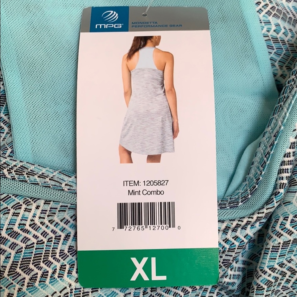 Mondetta PG Travel Dress Mint Combo NWT - Picture 4 of 6